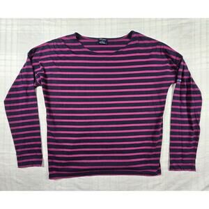 Saint James for J Crew Womens Striped Long Sleeve Breton Shirt Made in France S